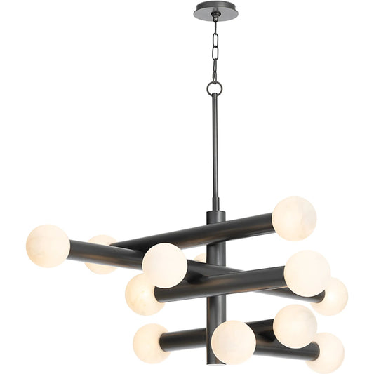 Dion Chandelier by Regina Andrew. Made from steel in a unique style.
