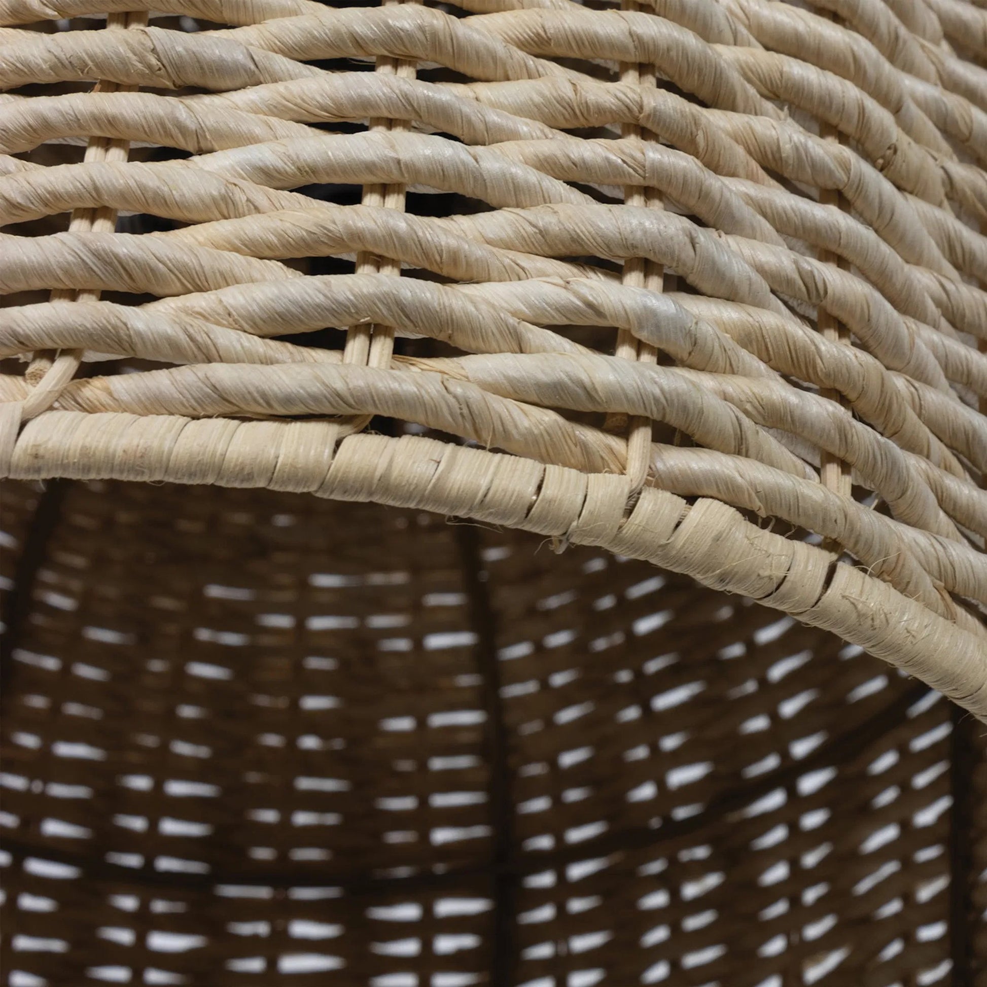 Selene Pendant by Regina Andrew in natural. Made from rattan in a unique style.