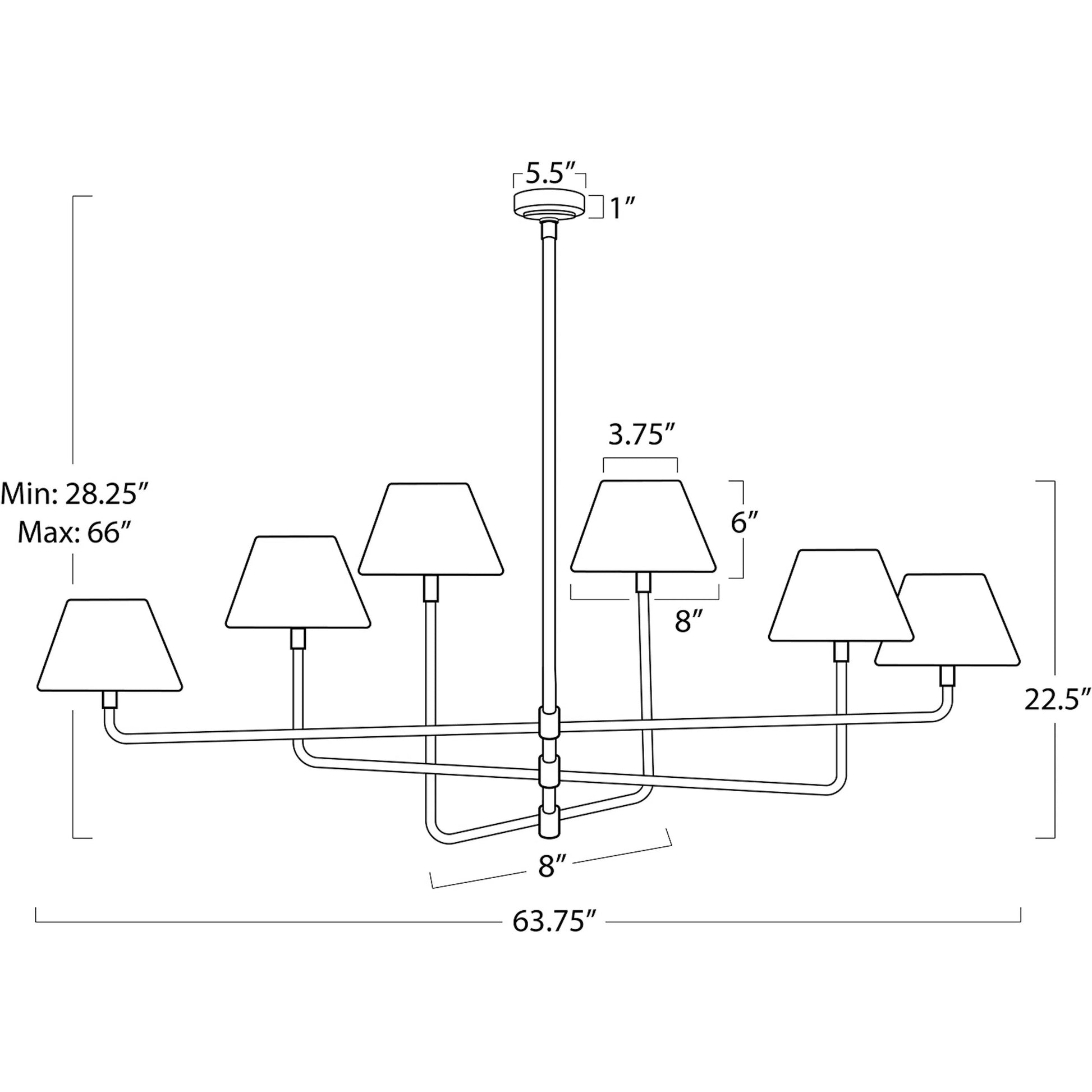 Polly Metal Chandelier, Rattan by Regina Andrew. Made from steel in a modern style.