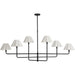 Polly Metal Chandelier, White by Regina Andrew. Made from steel in a modern style.