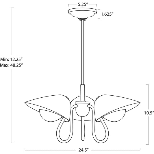 Keaton Pendant by Regina Andrew. Made from steel in a modern style.