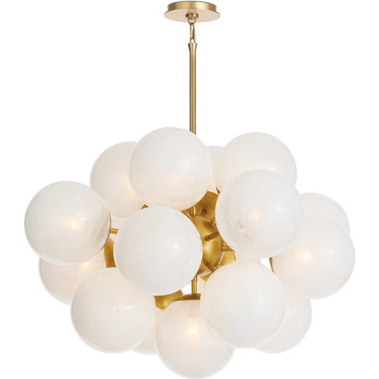 Shine Chandelier, Swirled Glass by Regina Andrew. Made from glass in a unique style.
