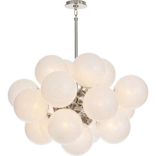 Shine Chandelier, Swirled Glass by Regina Andrew. Made from glass in a unique style.