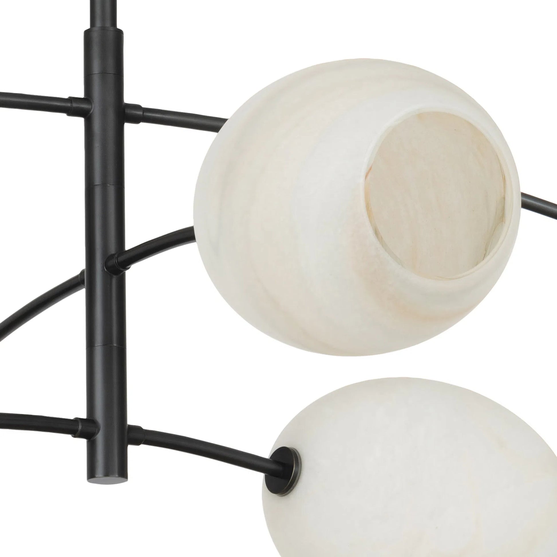 Artemis Chandelier, Alabaster by Regina Andrew. Made from glass in a modern style.
