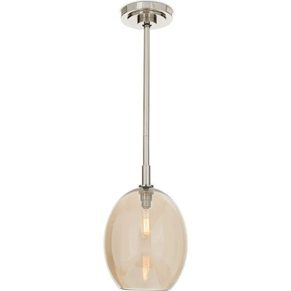 Artemis Single Pendant, Champagne by Regina Andrew. Made from glass in a modern style.
