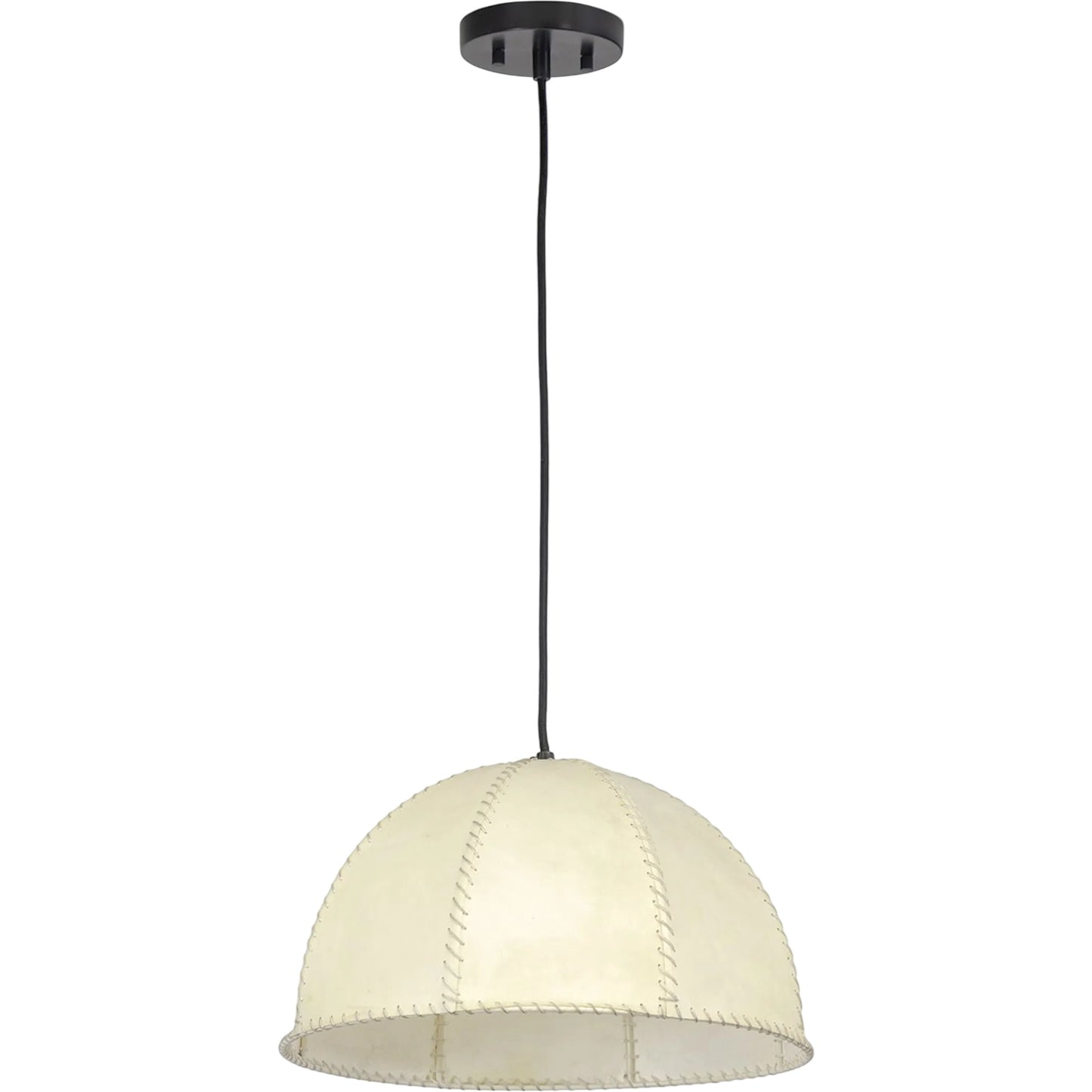 003 SI-2629007 | Primary Silo | Stevie Vellum Pendant by Regina Andrew in neutral and natural. Made from leather in a unique style.