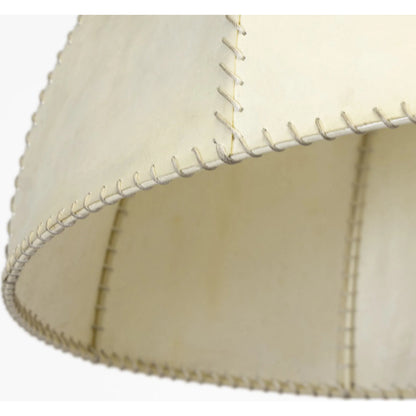 Stevie Vellum Pendant by Regina Andrew in neutral and natural. Made from leather in a unique style.