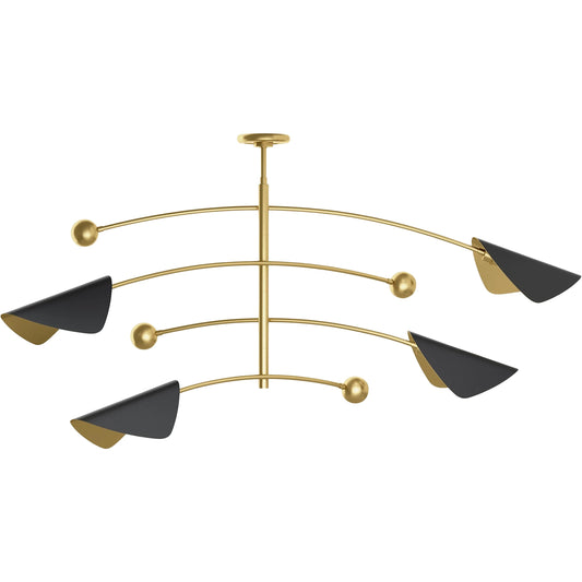 Eclipse Chandelier by Regina Andrew. Made from steel in a unique style.