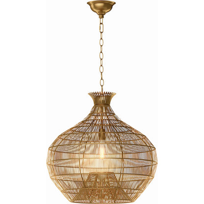Cupola Metal Pendant by Regina Andrew in brass and brass. Made from iron in a unique style.