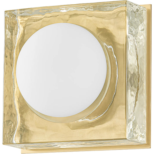 Mackay Square Wall Sconce by Hudson Valley. Made from steel in a modern style.