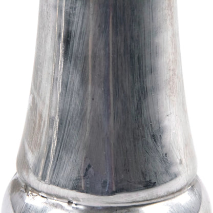 Queen Chess Accent Decor by Zentique in metallic silver. Made from terracotta in a modern style.