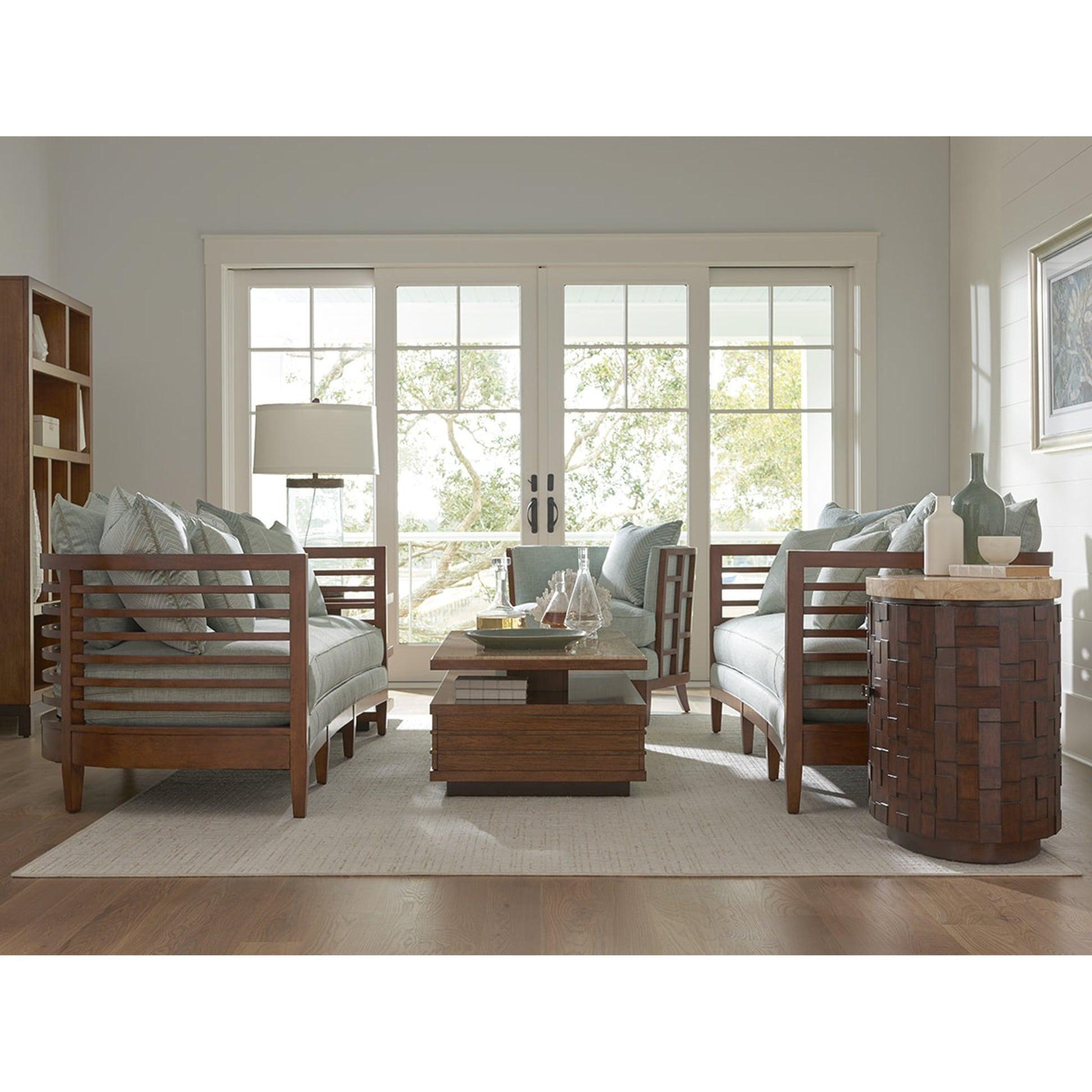 Solstice Cocktail Table by Tommy Bahama Home. Made from unique in a coastal style.