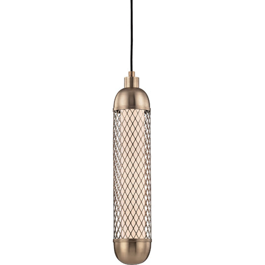 Hayes Pendant by Hudson Valley. Made from brass in a modern style.