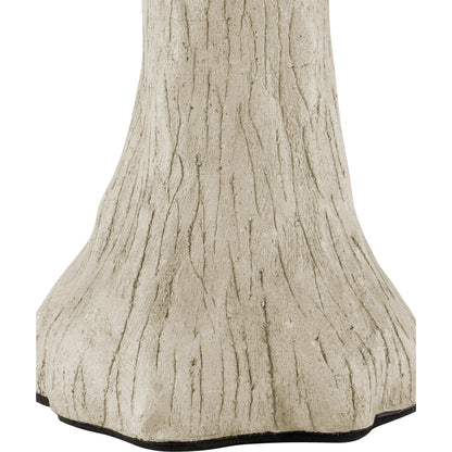 Faux Bois Bird Bath by Currey and Company in portland. Made from concrete, iron in a rustic style.