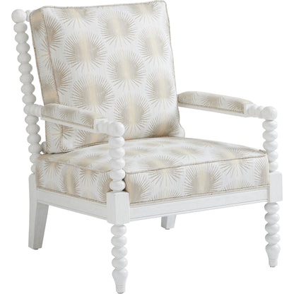 Maarten Seashell Chair by Tommy Bahama Home in seashell. Made from unique in a coastal style.