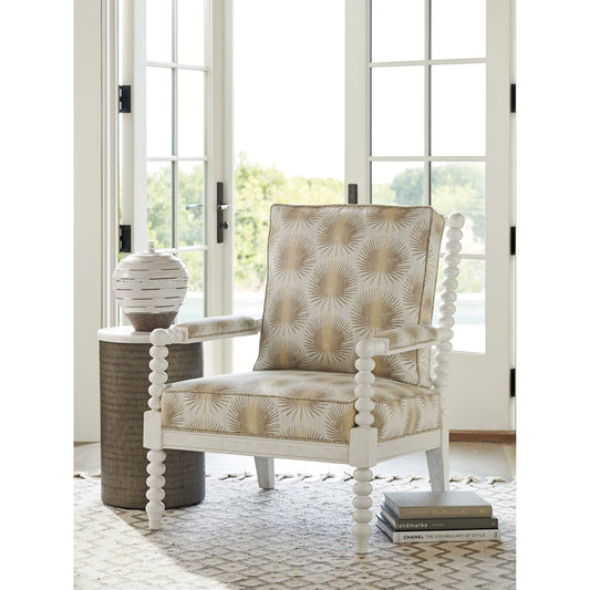 Maarten Seashell Chair by Tommy Bahama Home in seashell. Made from unique in a coastal style.