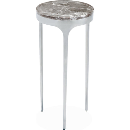 Camilla Drink Table by Interlude Home. Made from stainless steel, marble in a modern style.