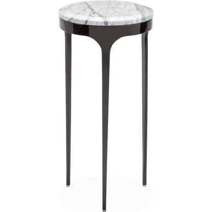 Camilla Drink Table by Interlude Home. Made from stainless steel, marble in a modern style.