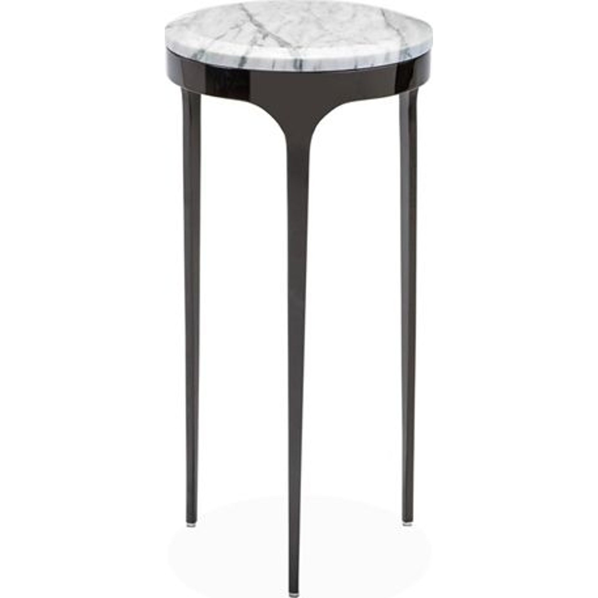 Camilla Drink Table by Interlude Home. Made from stainless steel, marble in a modern style.