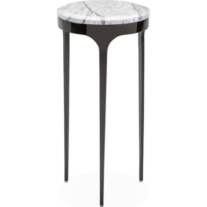 Camilla Drink Table by Interlude Home. Made from stainless steel, marble in a modern style.