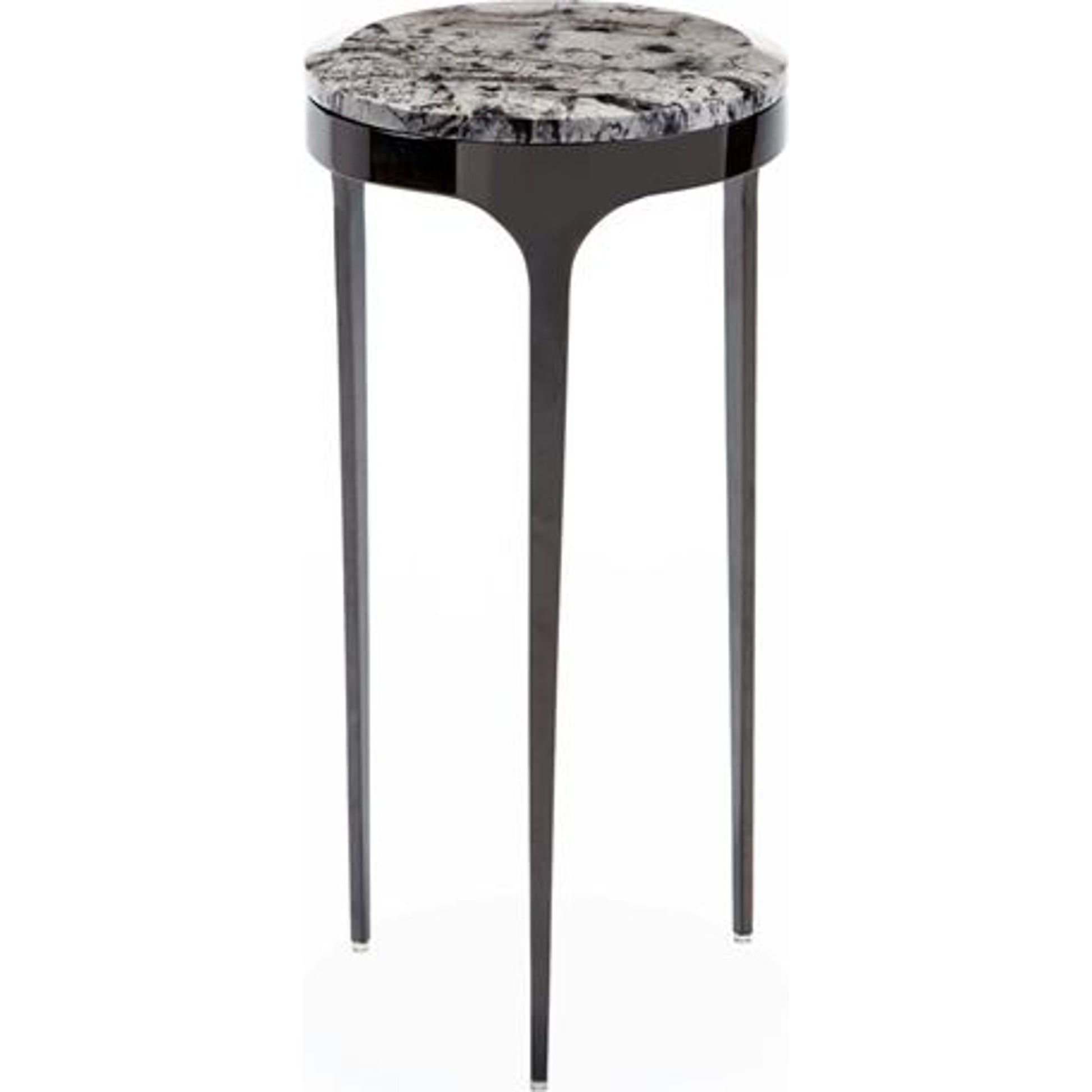 Camilla Drink Table by Interlude Home. Made from stainless steel, marble in a modern style.