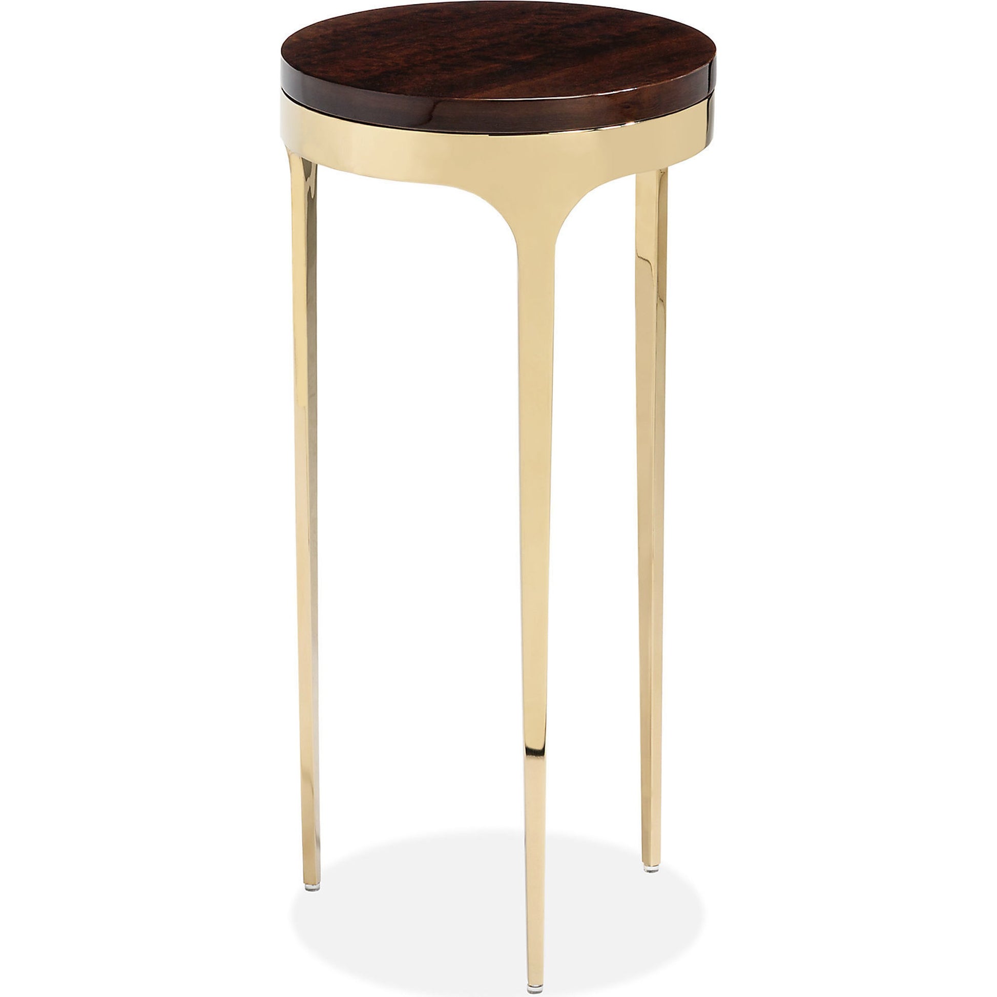 Camilla Drink Table by Interlude Home. Made from stainless steel, marble in a modern style.