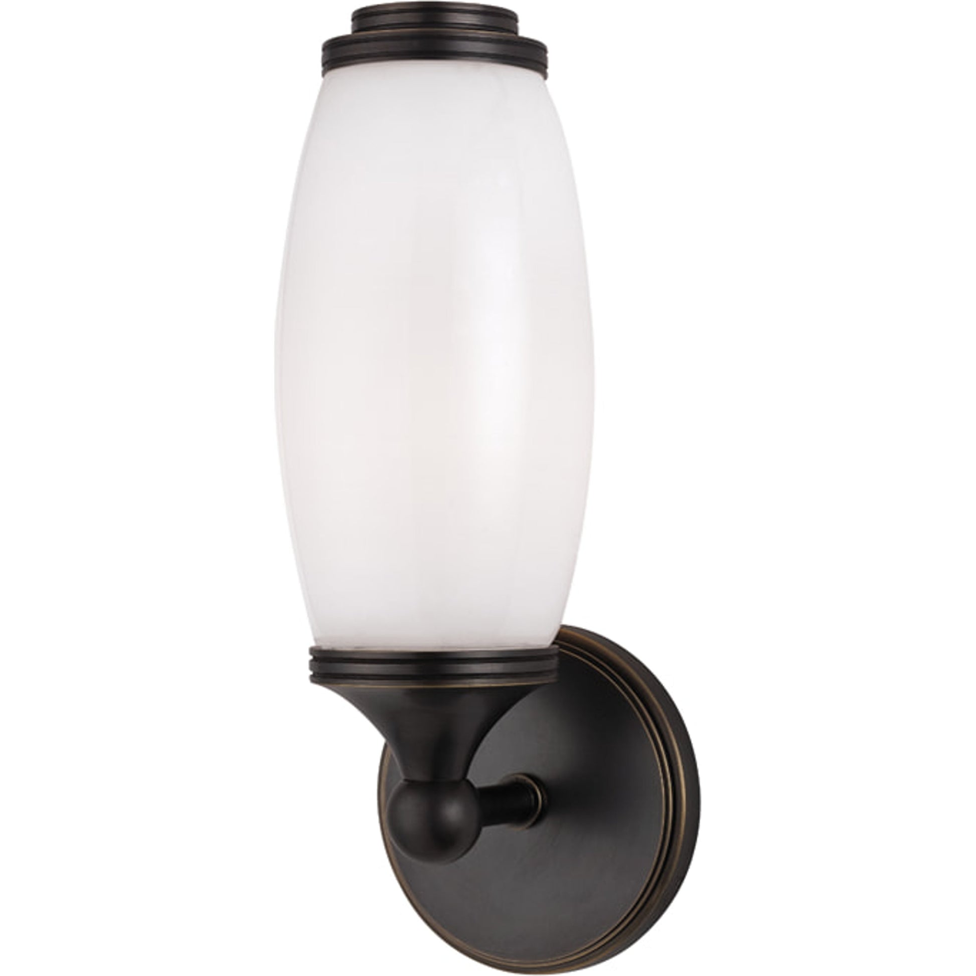 Brooke Wall Sconce by Hudson Valley in aged brass. Made from steel in a transitional style.