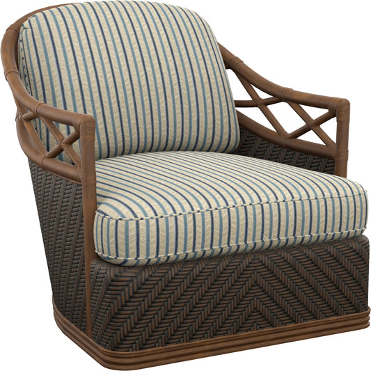 Diamond Cove Swivel Chair by Tommy Bahama Home. Made from unique in a coastal style.