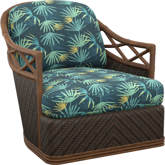 Diamond Cove Swivel Chair by Tommy Bahama Home. Made from unique in a coastal style.