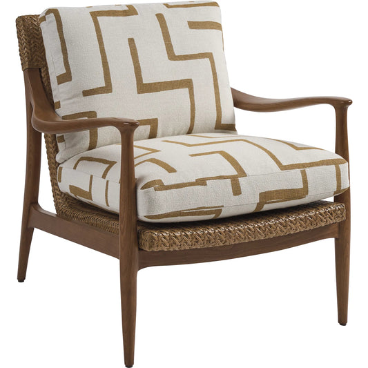 Claremont Chair by Lexington. Made from rattan in a unique style.