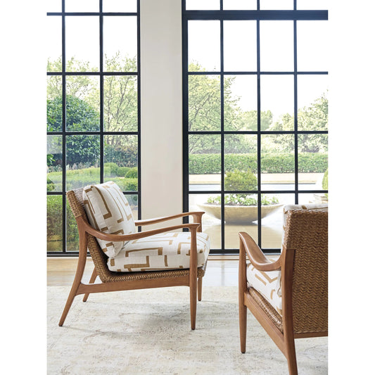 Claremont Chair by Lexington. Made from rattan in a unique style.