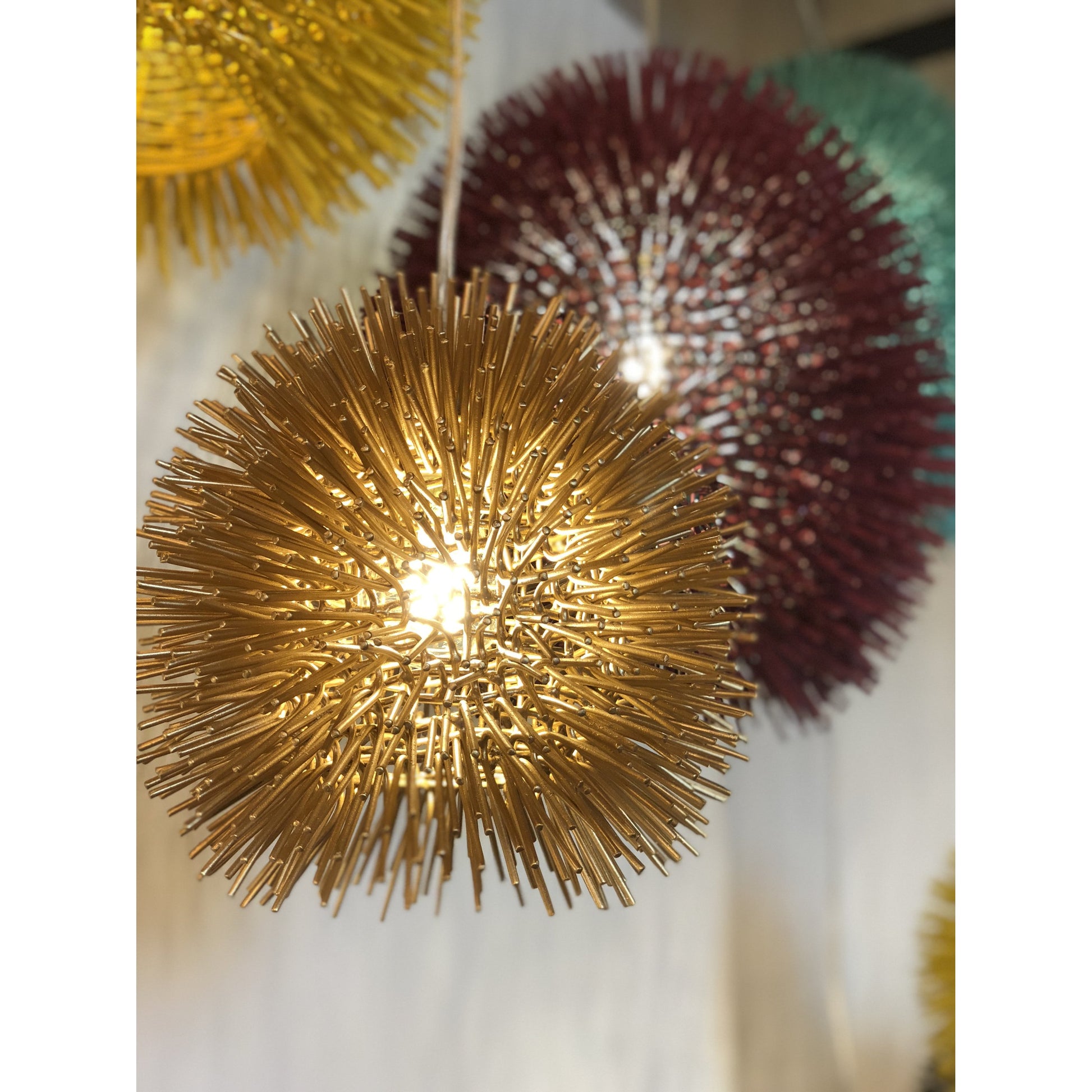Urchin Mini Pendant by Varaluz. Made from unique in a eclectic & global style.