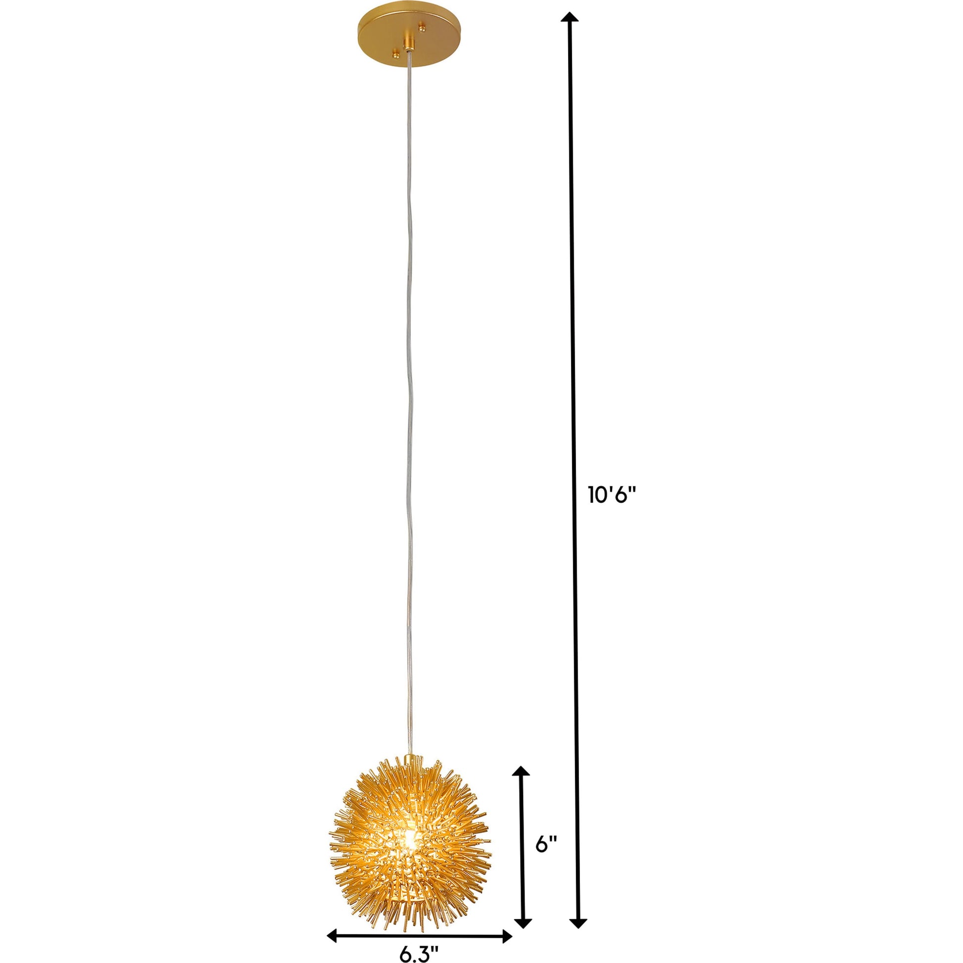 Urchin Uber Mini Pendant by Varaluz. Made from unique in a eclectic & global style.