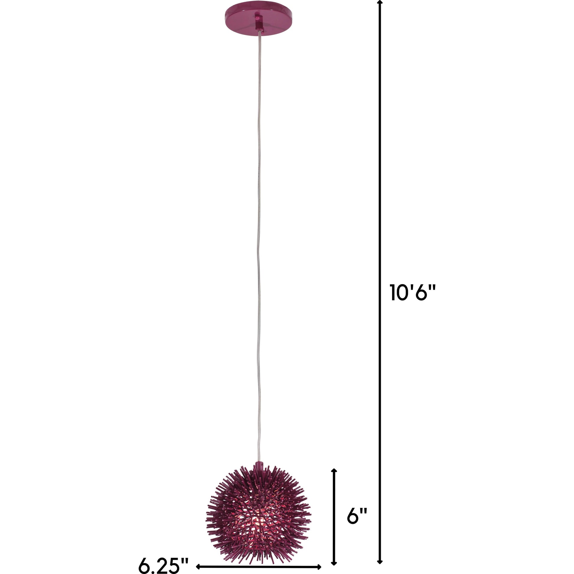 Urchin Uber Mini Pendant by Varaluz. Made from unique in a eclectic & global style.