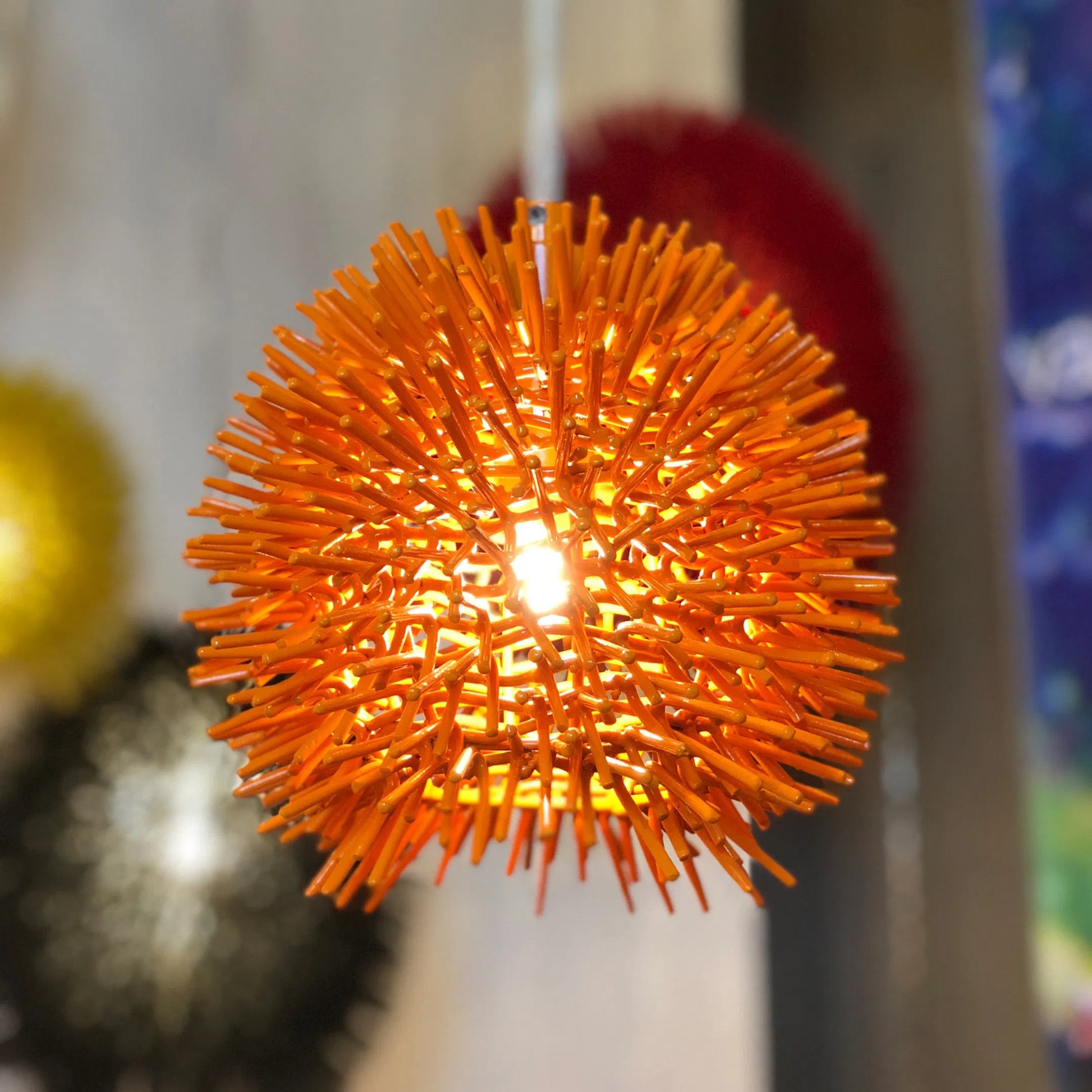 Urchin Uber Mini Pendant by Varaluz. Made from unique in a eclectic & global style.