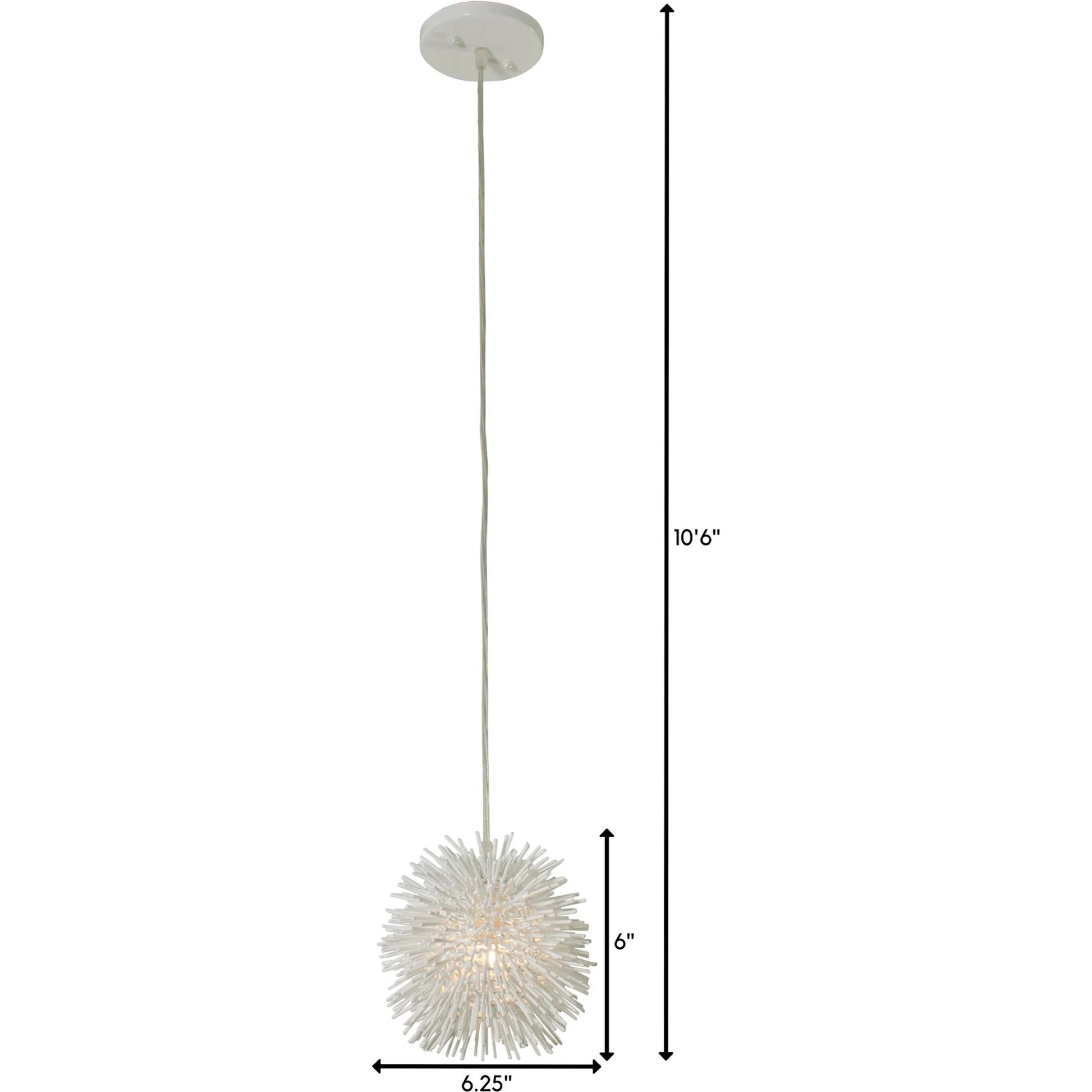 Urchin Uber Mini Pendant by Varaluz. Made from unique in a eclectic & global style.