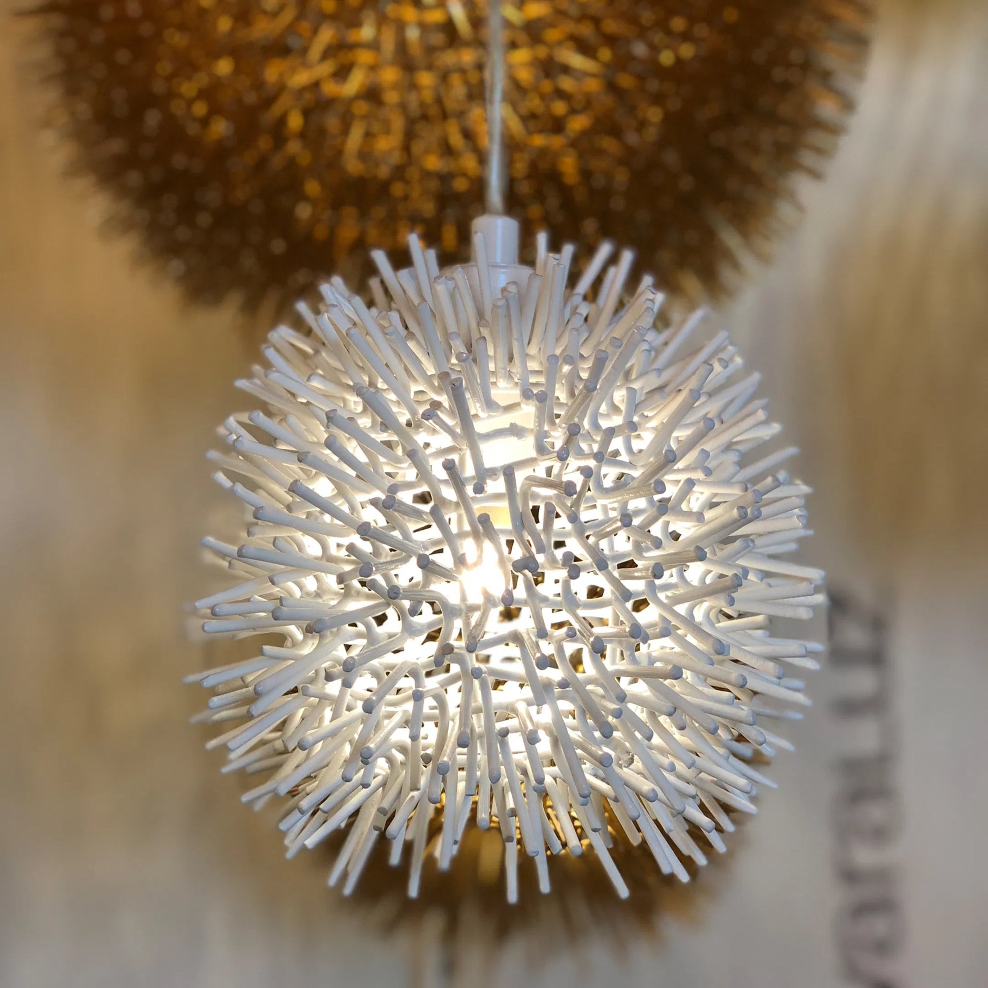 Urchin Uber Mini Pendant by Varaluz. Made from unique in a eclectic & global style.