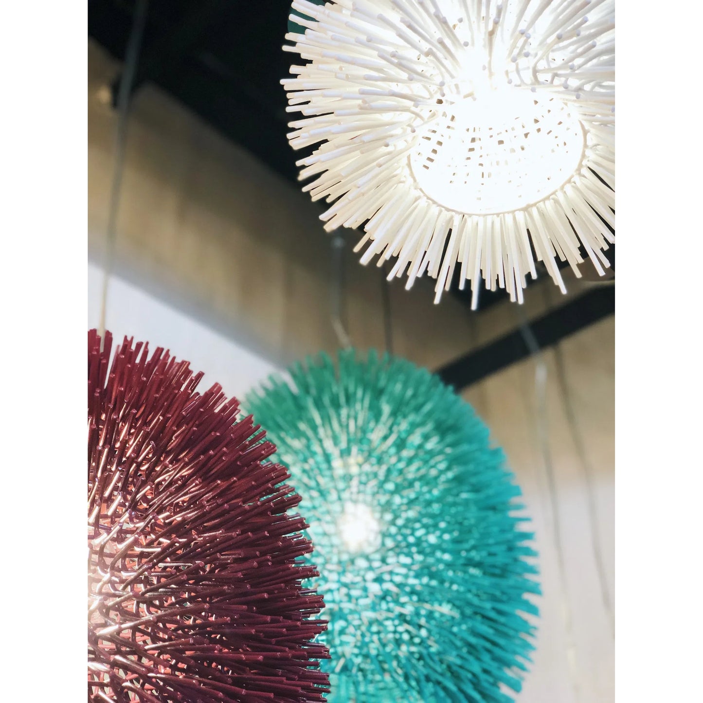 036 SR-818267 | Lifestyle | Urchin Pendant by Varaluz. Made from unique in a modern style.