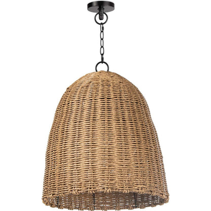 Beehive Outdoor Pendant by Regina Andrew. Made from plastic in a coastal style.