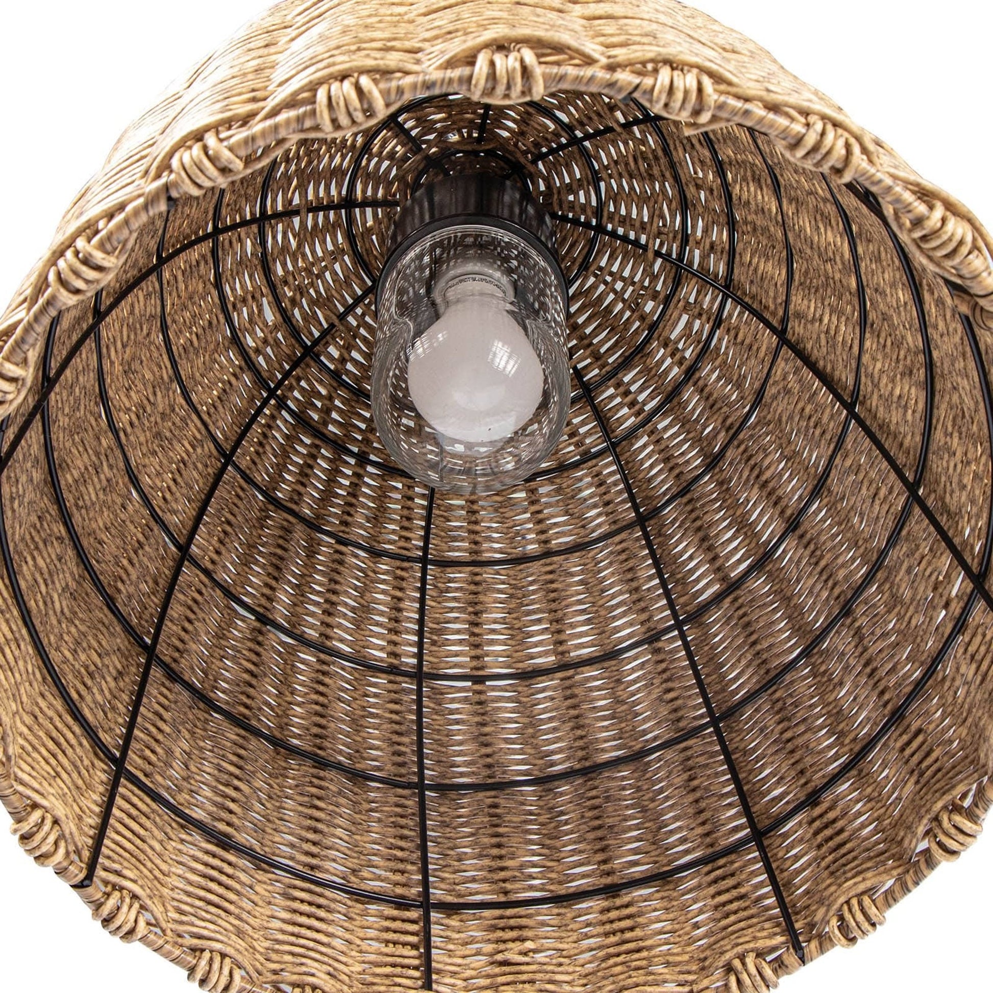Beehive Outdoor Pendant by Regina Andrew. Made from plastic in a coastal style.