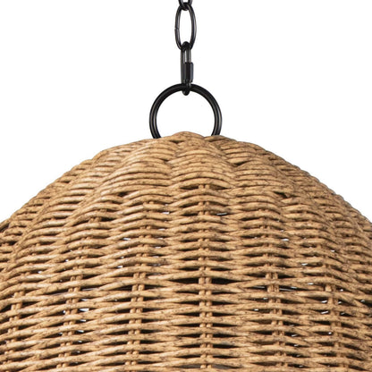 Beehive Outdoor Pendant by Regina Andrew. Made from plastic in a coastal style.