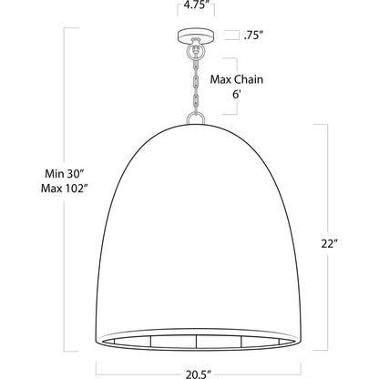 Beehive Outdoor Pendant by Regina Andrew. Made from plastic in a coastal style.