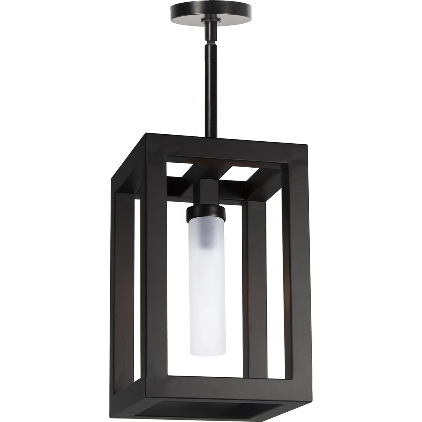 000 SI-1759207 | Primary Silo | Montecito Outdoor Lantern by Regina Andrew in black. Made from iron in a modern style.