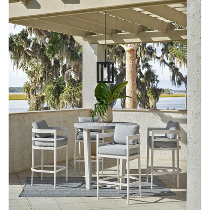 Montecito Outdoor Lantern by Regina Andrew in black. Made from iron in a modern style.