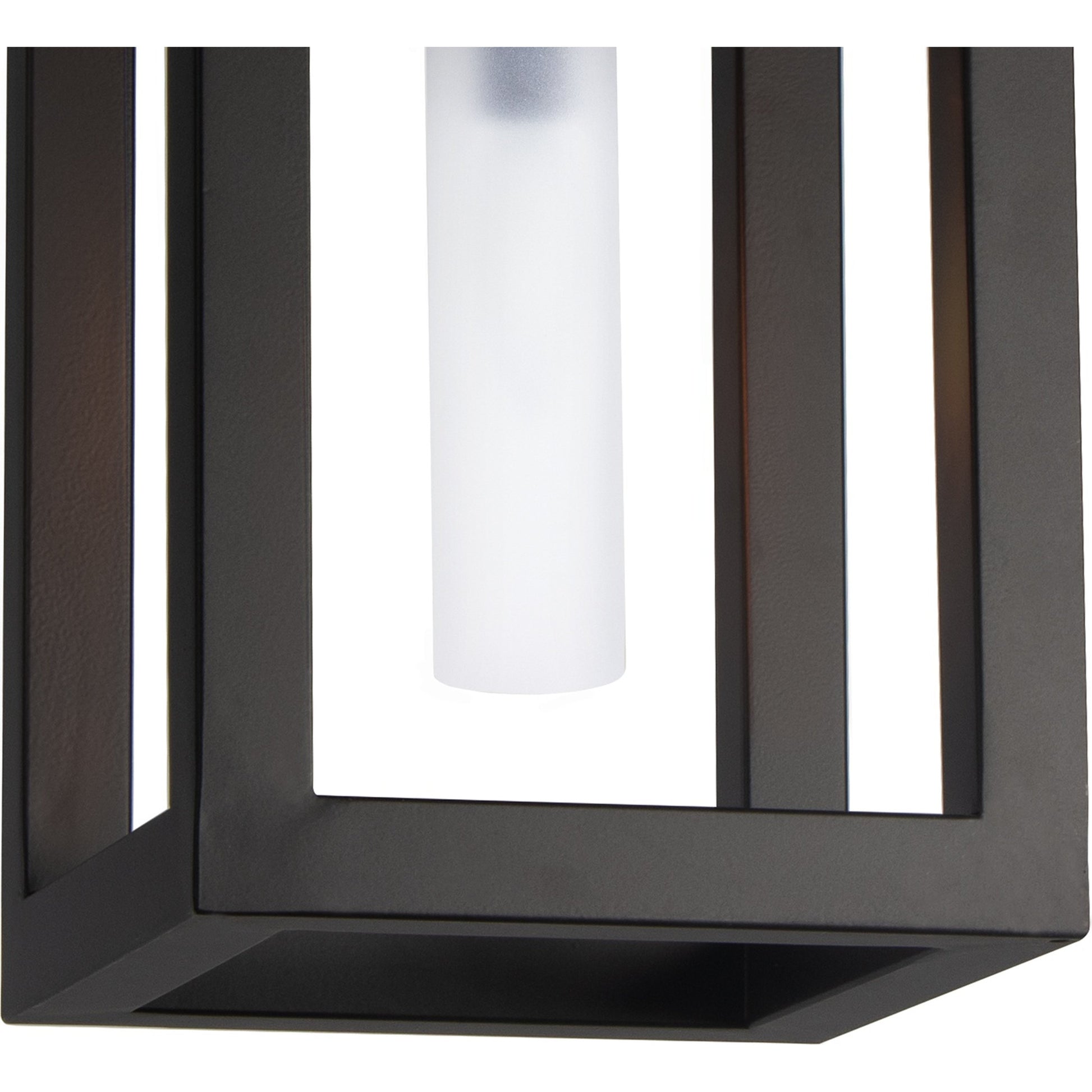 Montecito Outdoor Lantern by Regina Andrew in black. Made from iron in a modern style.