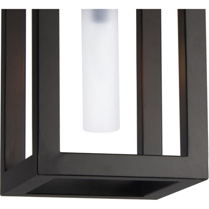 Montecito Outdoor Lantern by Regina Andrew in black. Made from iron in a modern style.