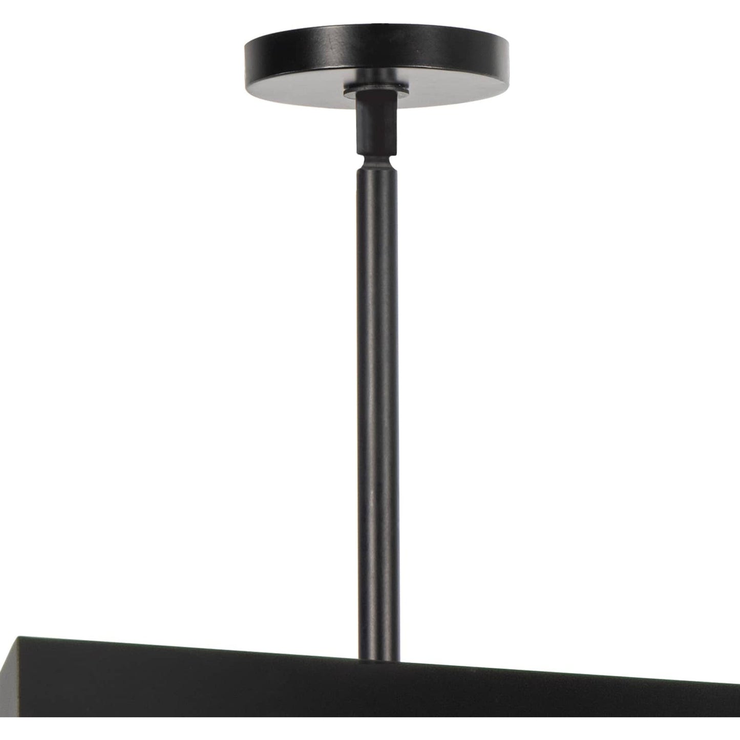 008 SI-1759207 | Closeup | Montecito Outdoor Lantern by Regina Andrew in black. Made from iron in a modern style.