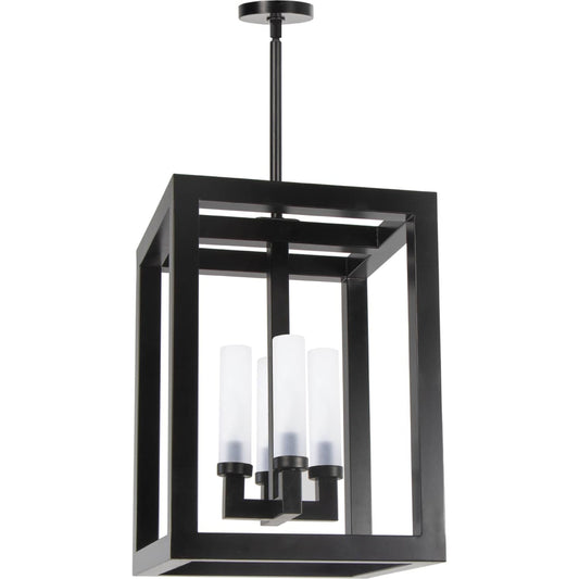 Montecito Outdoor Lantern by Regina Andrew in black. Made from iron in a modern style.