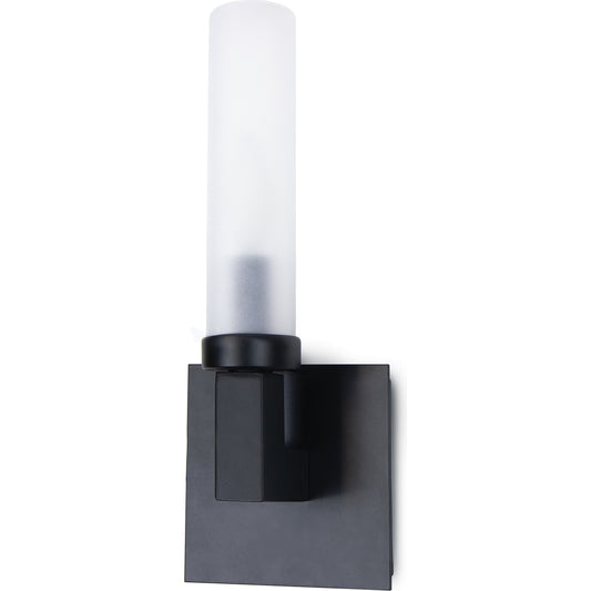 Montecito Outdoor Sconce by Regina Andrew in black. Made from iron in a modern style.
