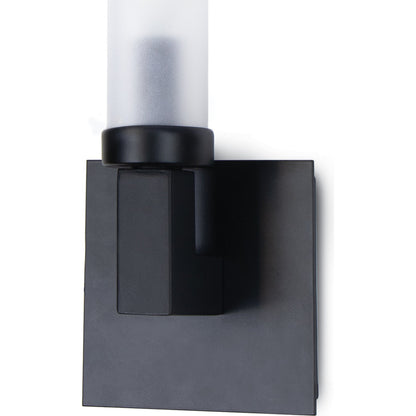 Montecito Outdoor Sconce by Regina Andrew in black. Made from iron in a modern style.